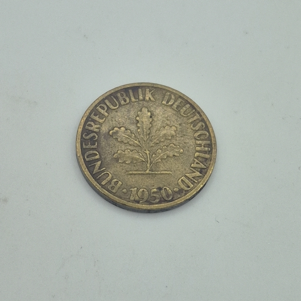 10 Pfennig Coin 1950 D Germany